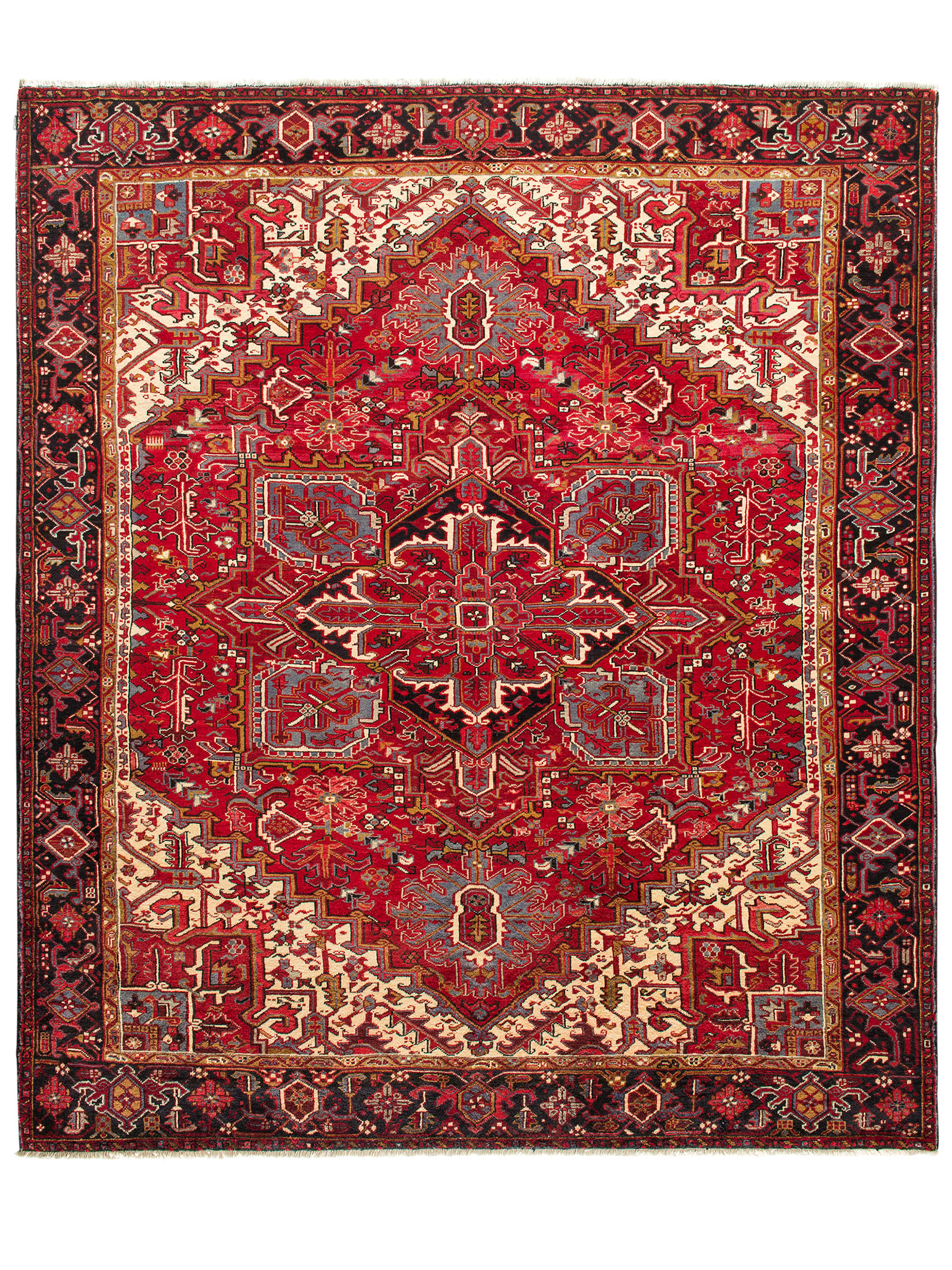Heriz ca. 265 x 310 cm, Unikat / Einzelstück