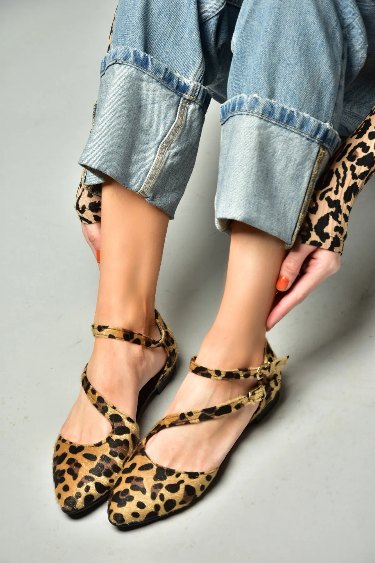 Fox Shoes  Leoparden-Damenschuhe D726016902