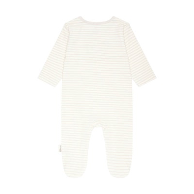 Strampler langarm GOTS, beige