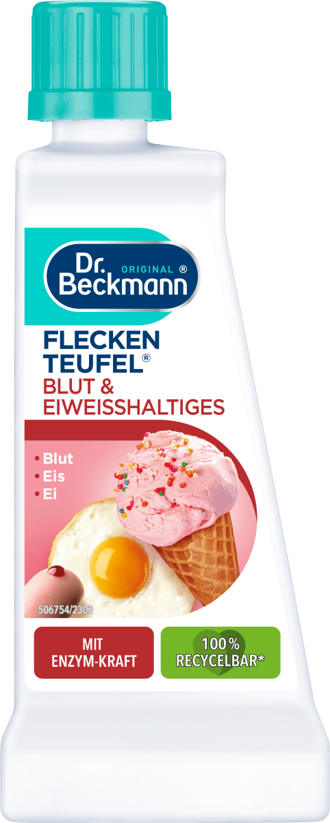 Fleckenentferner Fleckenteufel Blut & Eiweißhaltiges, 50 ml