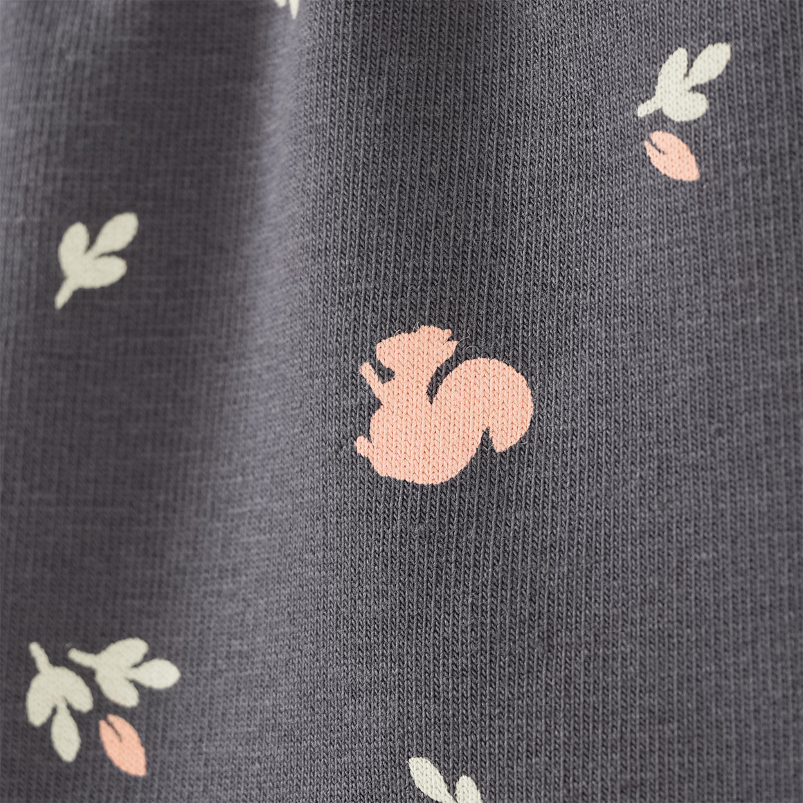 Mädchen Leggings mit Eichhörnchen-Print
