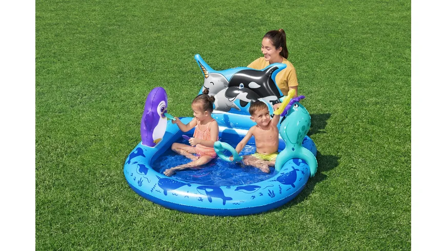 Bestway - Wasserspielcenter Polar Pals,134 x 131 x 73 cm