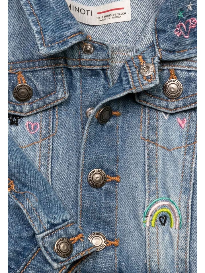 Minoti Jeansjacke Purrfect 3 in blau günstig kaufen 74/80