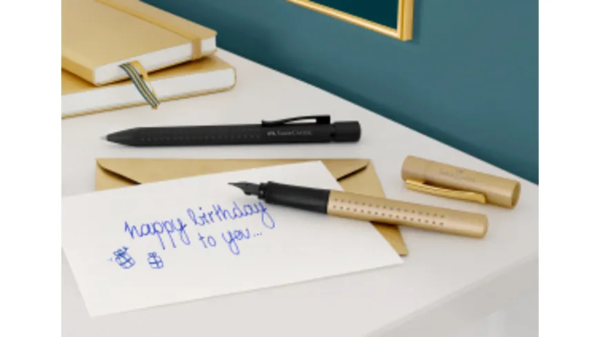FABER-CASTELL Kugelschreiber Grip Edition XB all Black