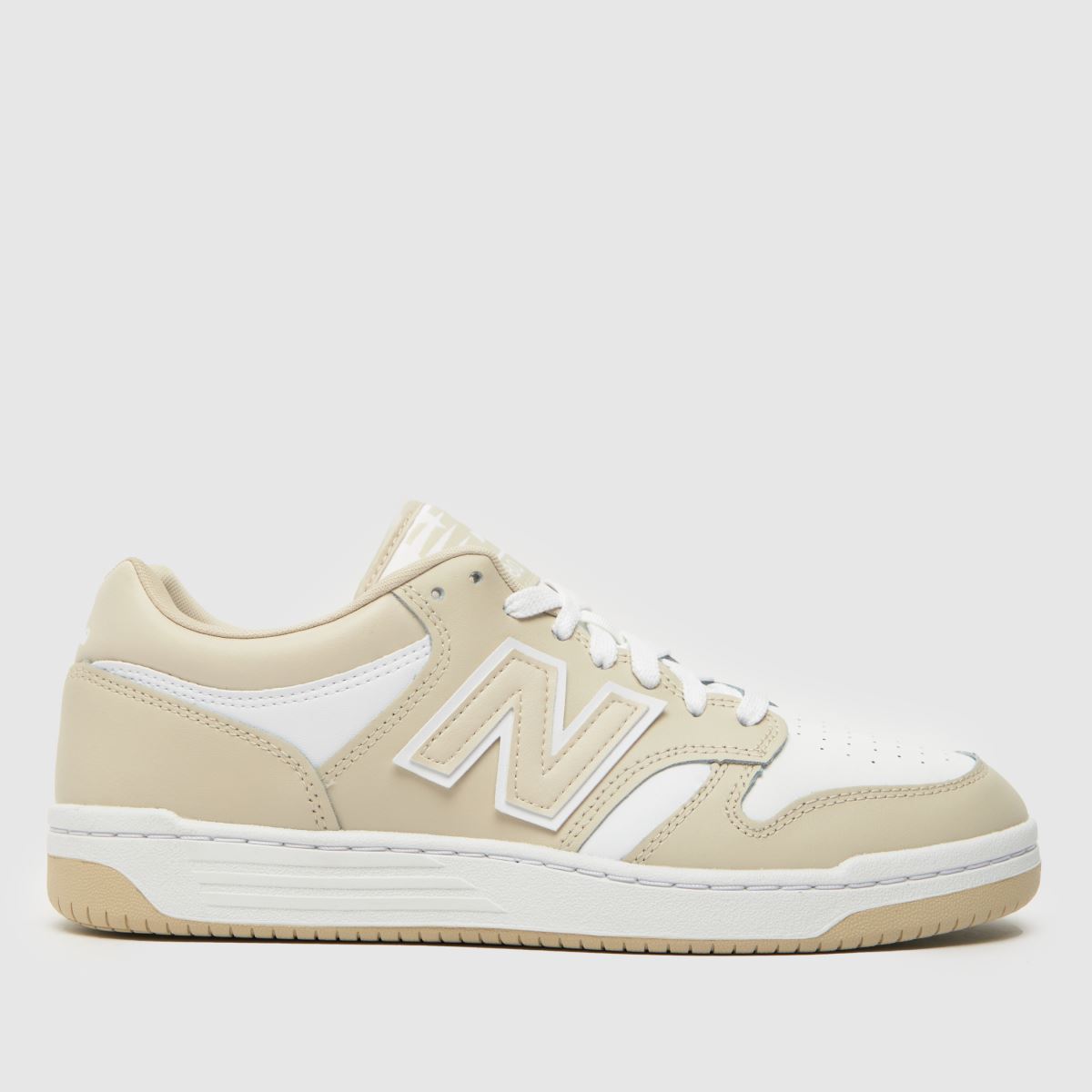 New Balance 480 träningsskor i vitt och beige