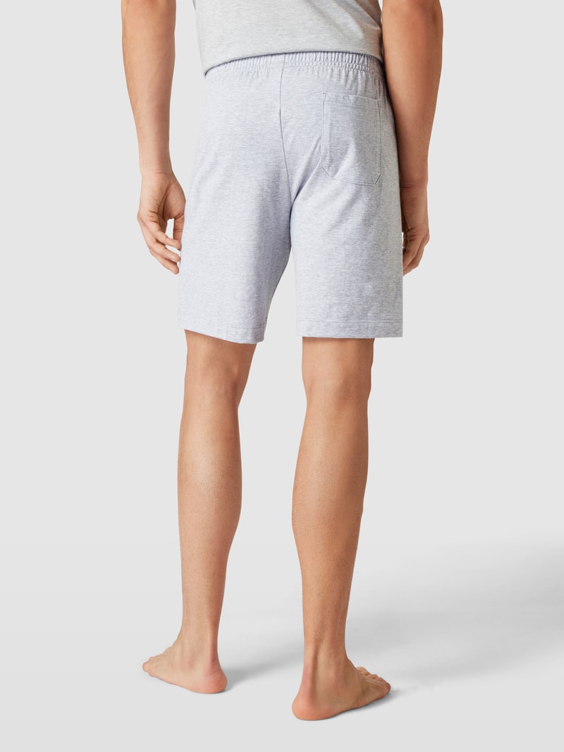 Pyjama-Hose mit elastischem Bund Modell 'RINGWOOD' in hellgrau meliert