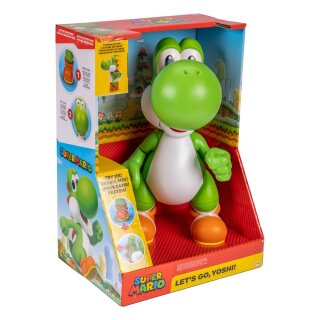 World of Nintendo Sprechende Actionfigur Let's Go! Yoshi! 36 cm