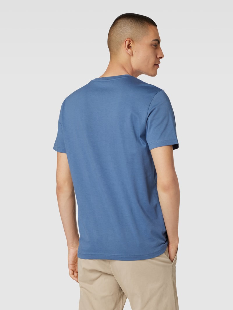 T-Shirt aus Baumwolle mit Rundhalsausschnitt in jeans