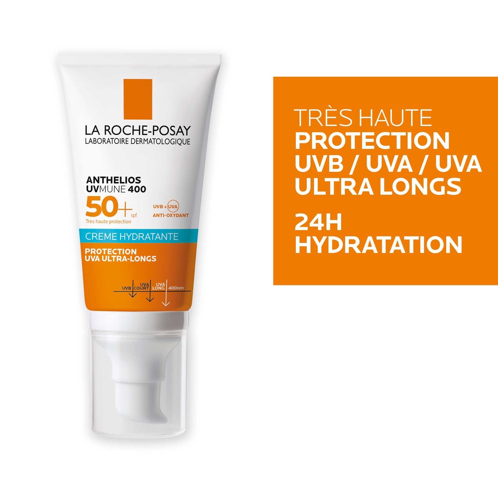 La Roche-Posay Anthelios Crème solaire hydratante avec parfum Très haute protection SPF 50+