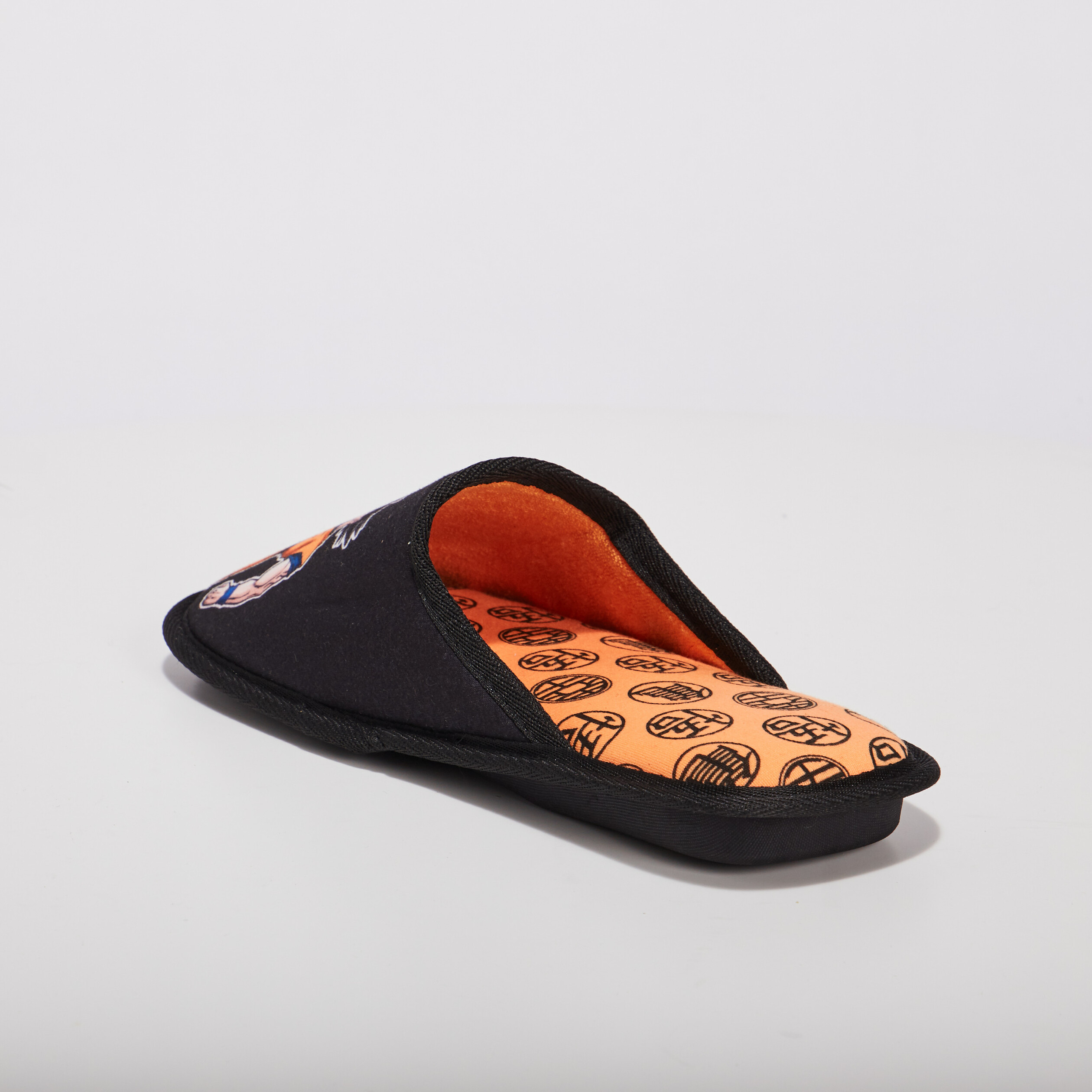Chaussons mules Dragon Ball Z noir garçon | La Halle