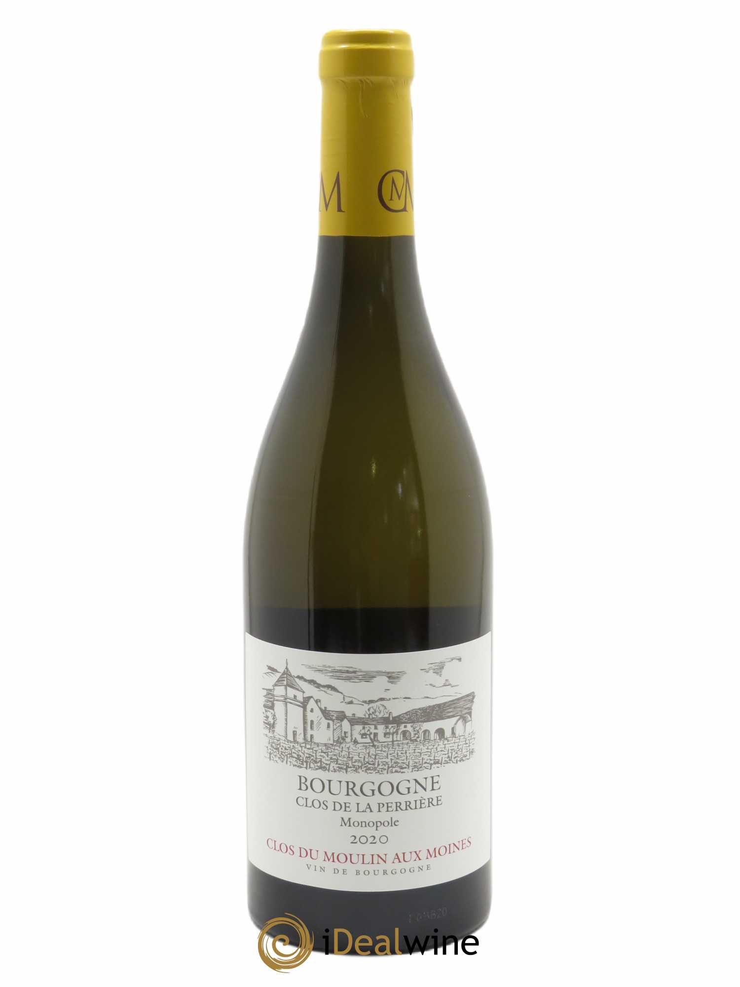 Bourgogne Clos de la Perrière Monopole Clos du Moulin aux Moines  2020 - Lot de 1 Bouteille