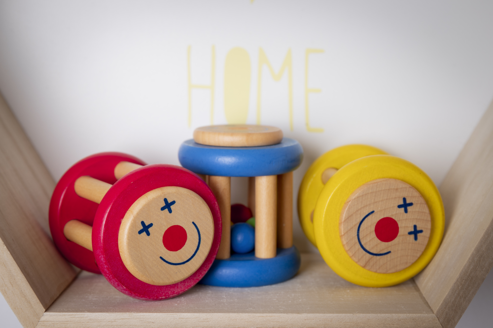 Display Rasselrolle 4er Sortierung