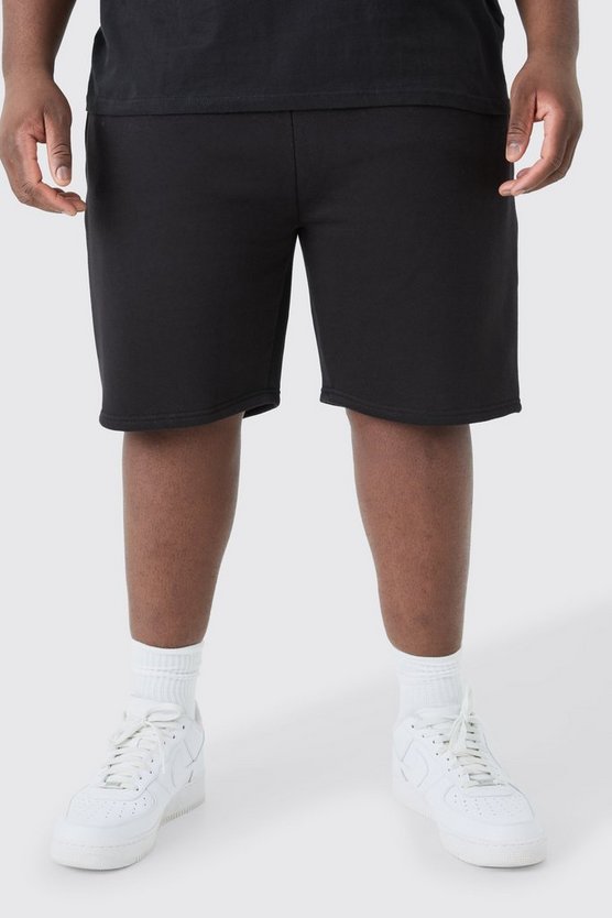 Plus lockere Jersey-Shorts