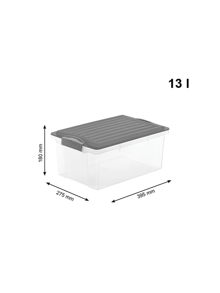 Rotho Stapelbox DIN A4, 13 l COMPACT günstig kaufen onesize