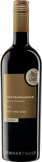 2021 Spätburgunder Rot&Süß Qualitätswein süß - Alde Gott Winzer Schwarzwald