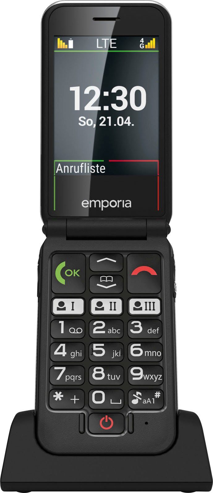 Emporia JOY-LTE Smartphone (7,11 cm/2,8 Zoll, 2 MP Kamera)