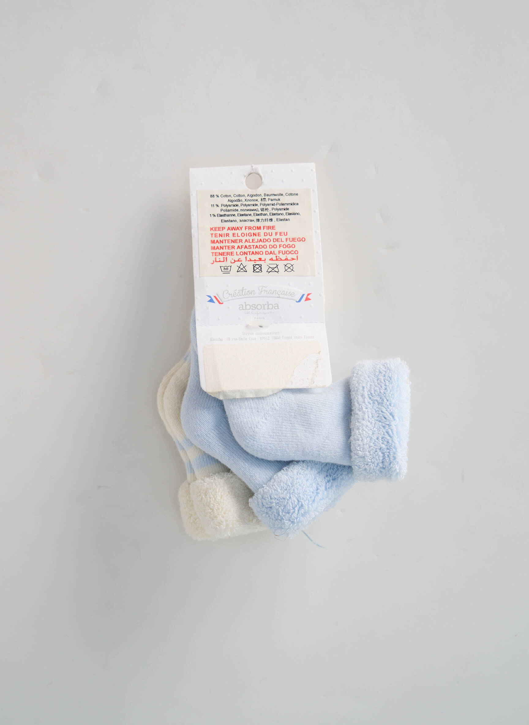 Absorba Chaussette Fille couleur bleu