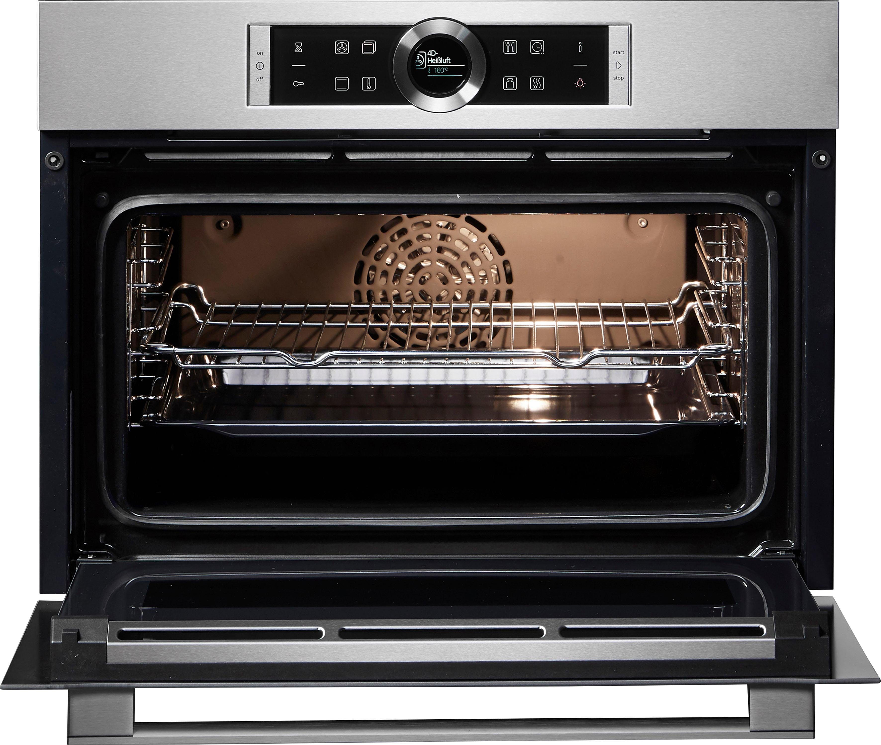 BOSCH Einbaubackofen 8 CBG635BS3, mit Teleskopauszug nachrüstbar, ecoClean Direct