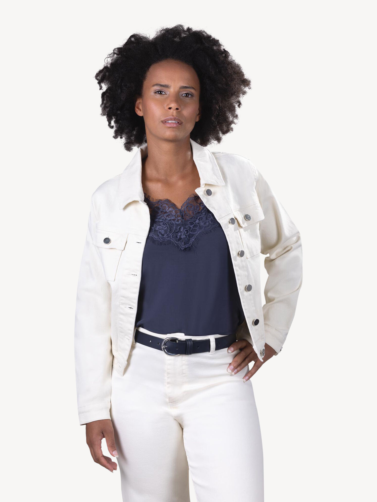 Ceinture en cuir - bleu