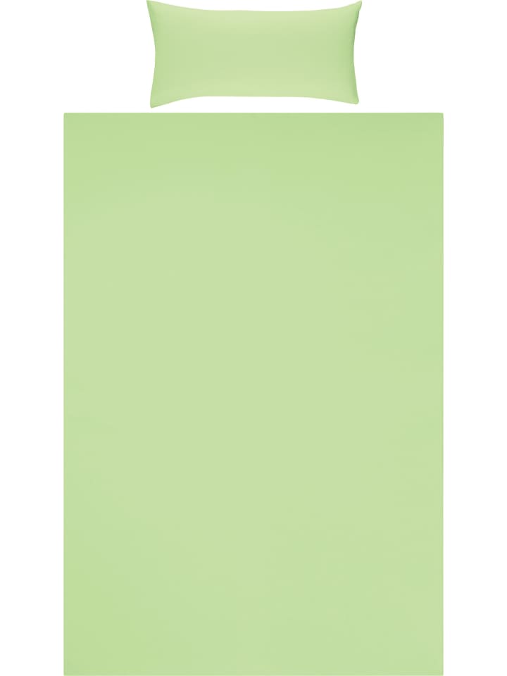Erwin Müller Single-Jersey Bettwäsche Traunstein in lindgrün günstig kaufen