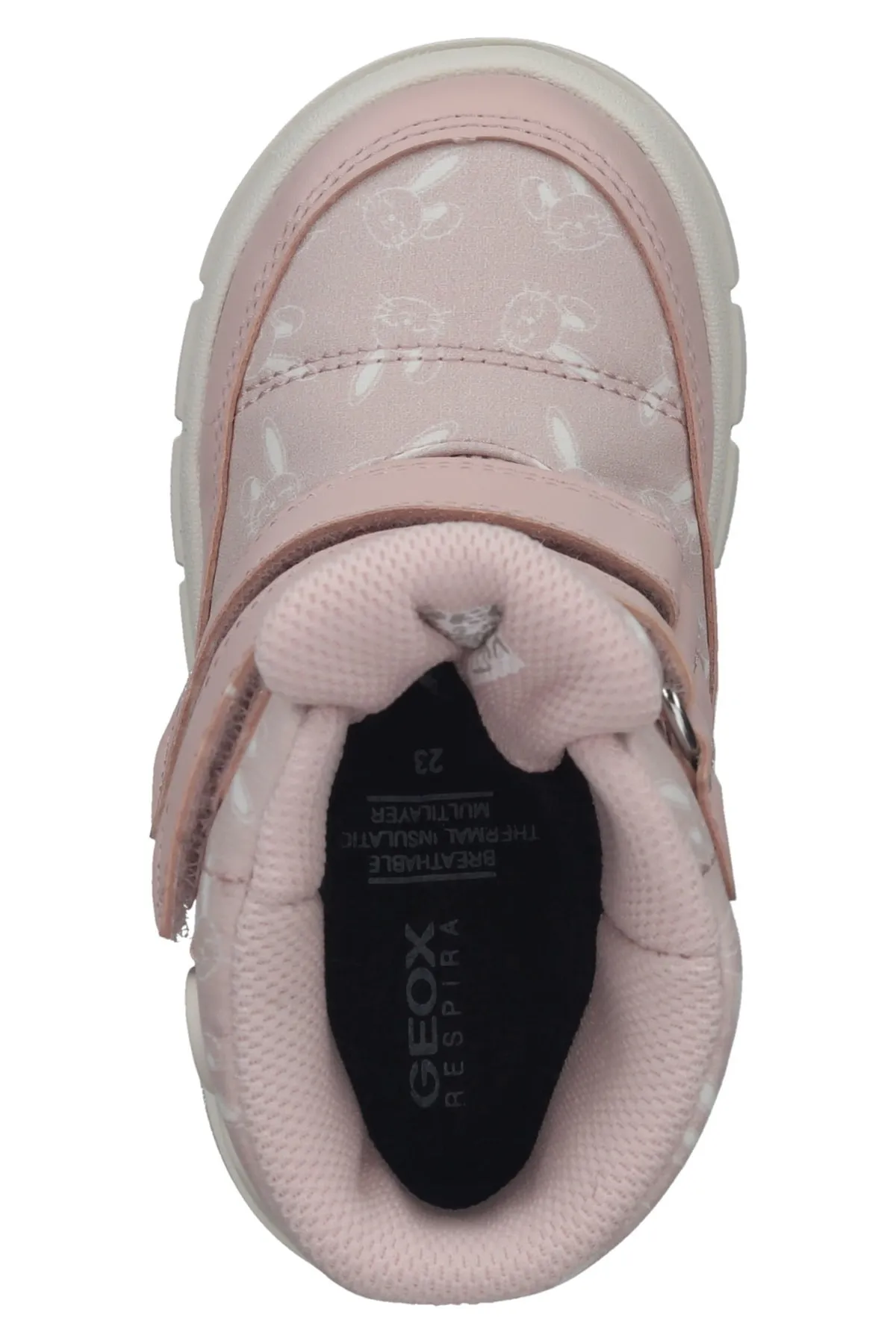 Geox  Stiefelette - Rosa - Flacher Absatz