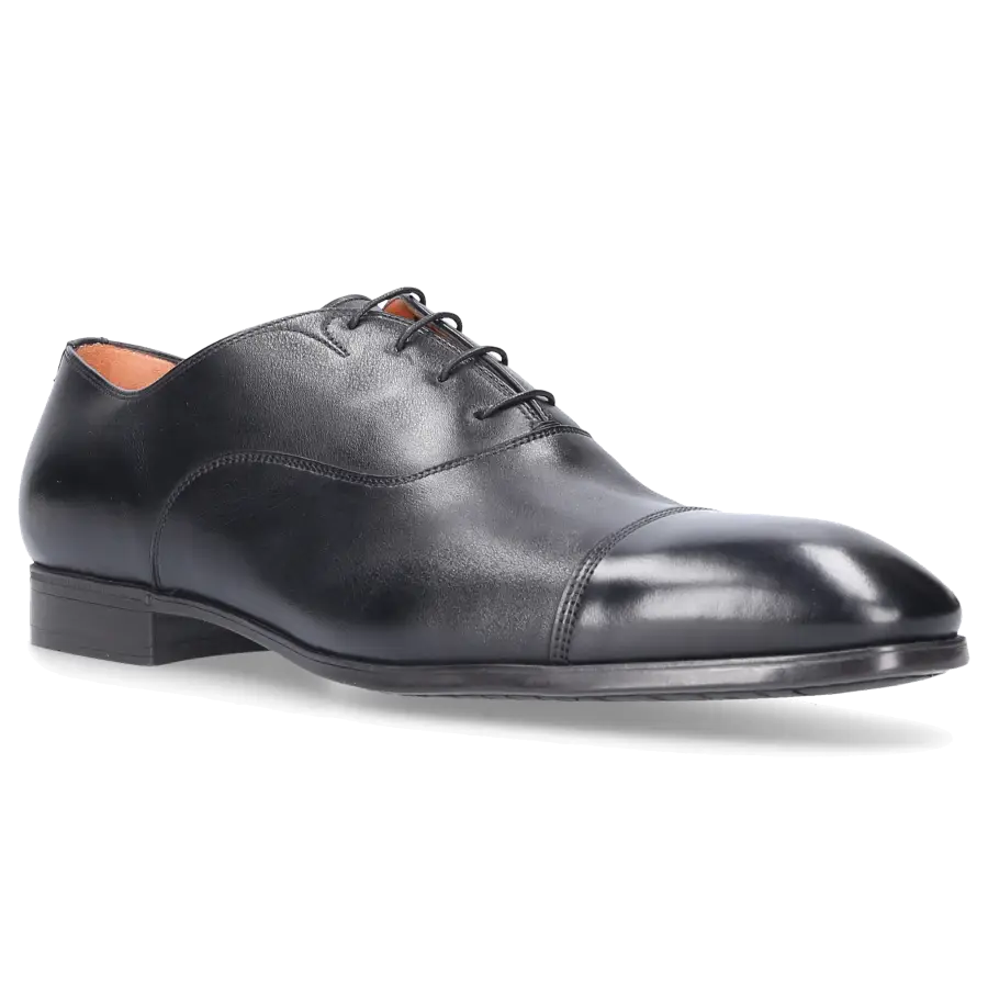 Santoni - Halbschuhe 11011 Kalbsleder - schwarz