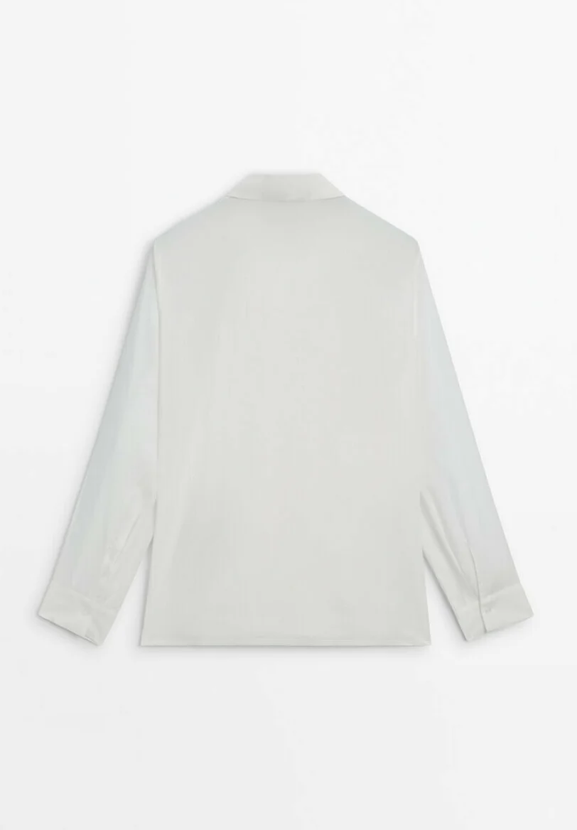 Massimo Dutti DETALLE TRIÁNGULO- Camisa