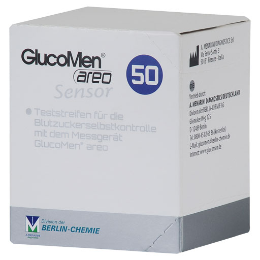 GLUCOMEN areo Sensor Teststreifen  50 St  Teststreifen