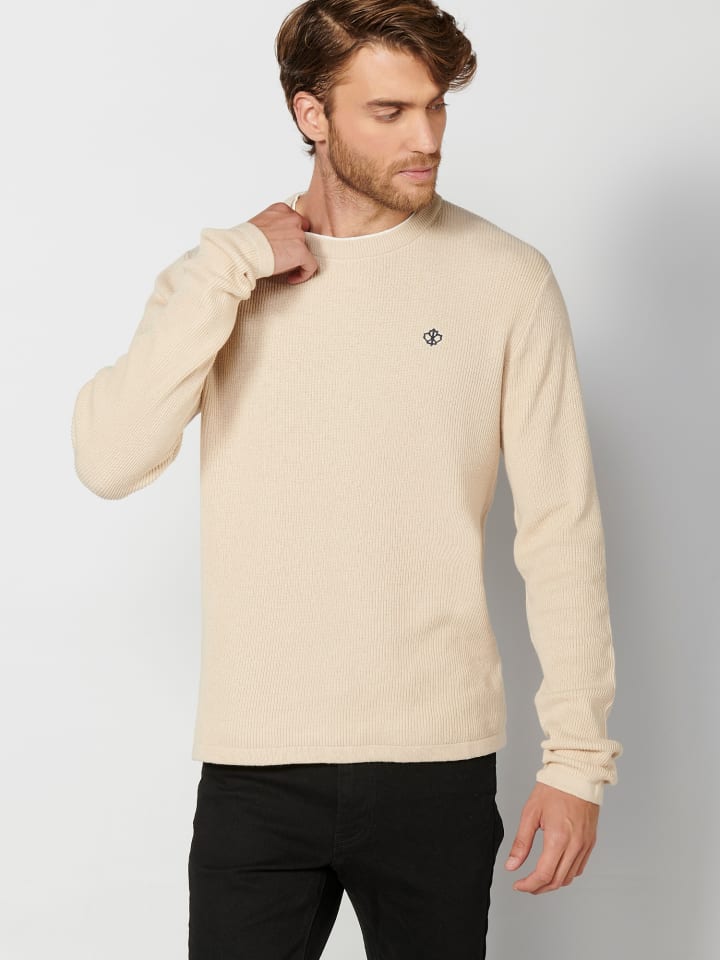 KOROSHI Jersey Punto in creme günstig kaufen XL