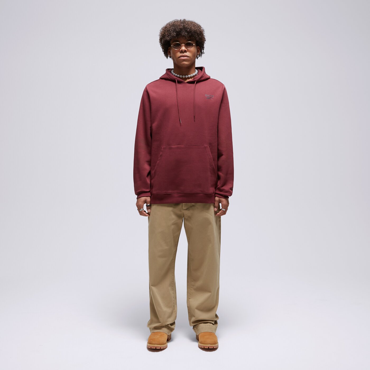 REEBOK SWEATSHIRT REEBOK ID FLEECE OTH Dunkelrot