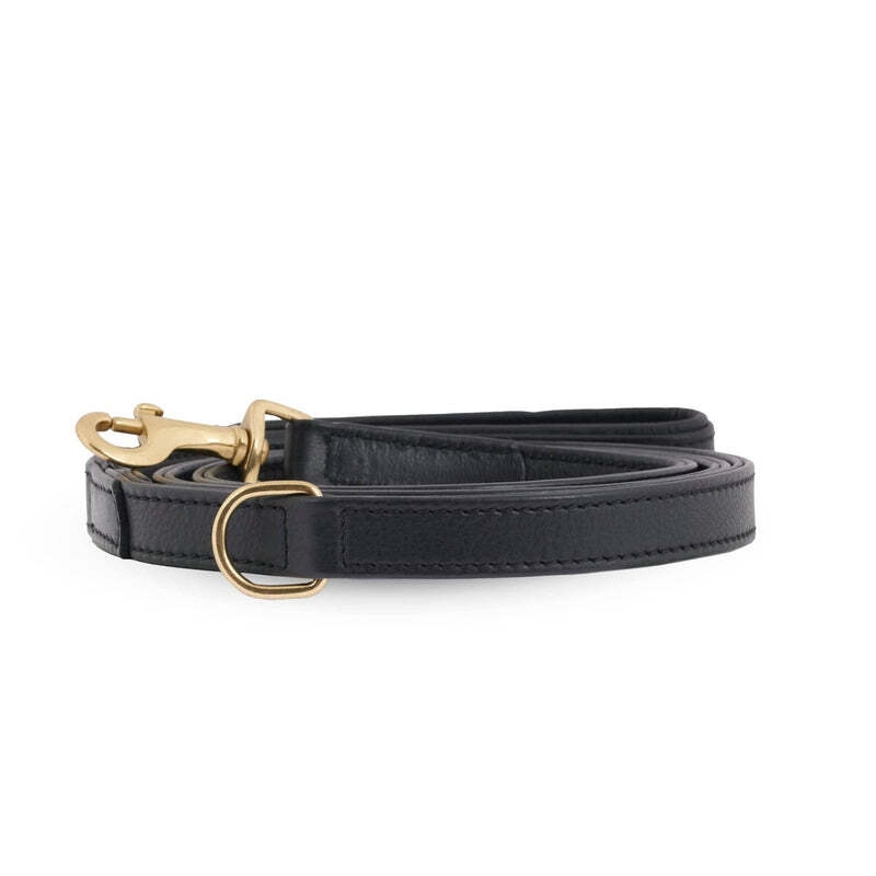 William Walker Hundeleinen William Walker Hundeleine Plain Noir S-L