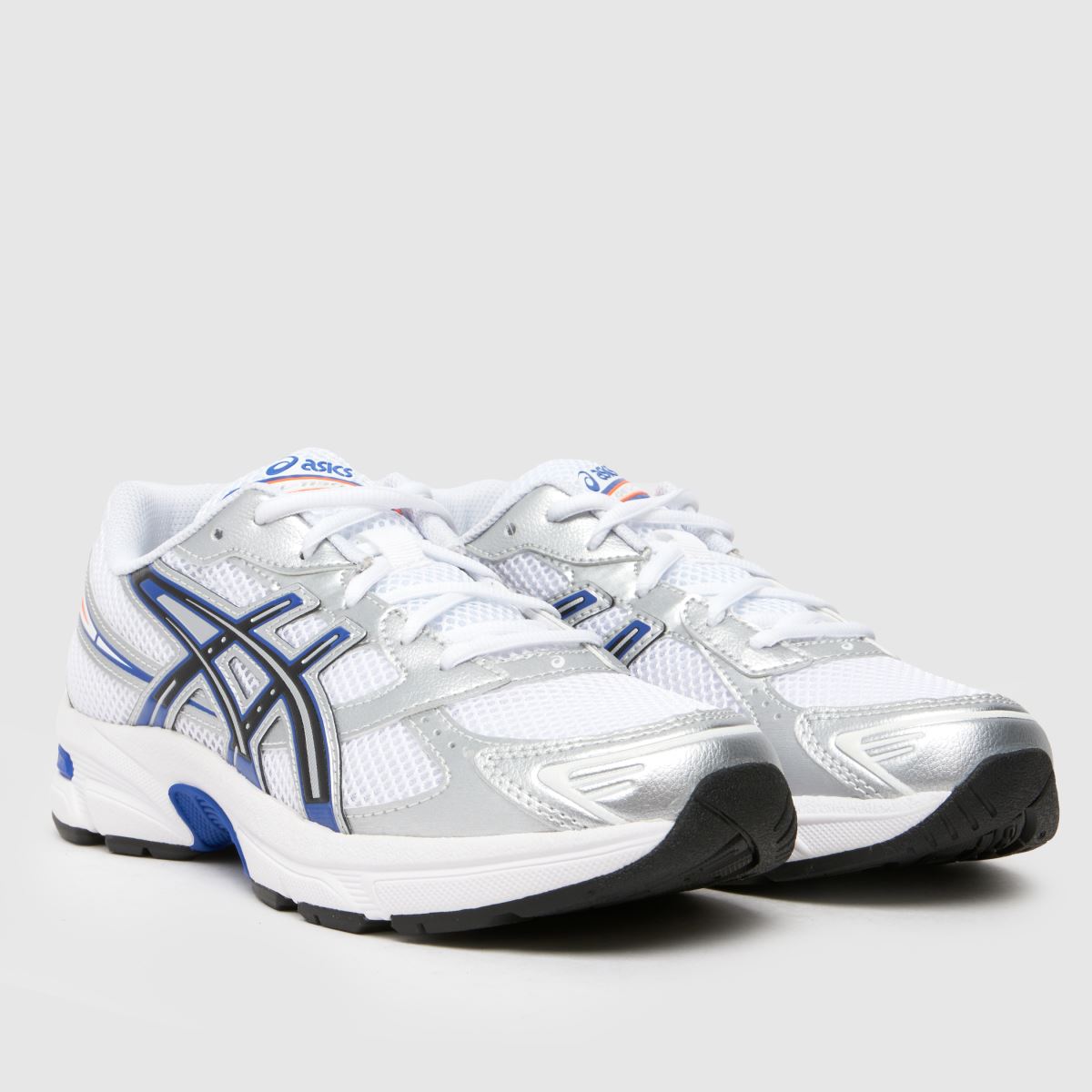 ASICS vita & flerfärgade blå gel-1130 ungdomsskor
