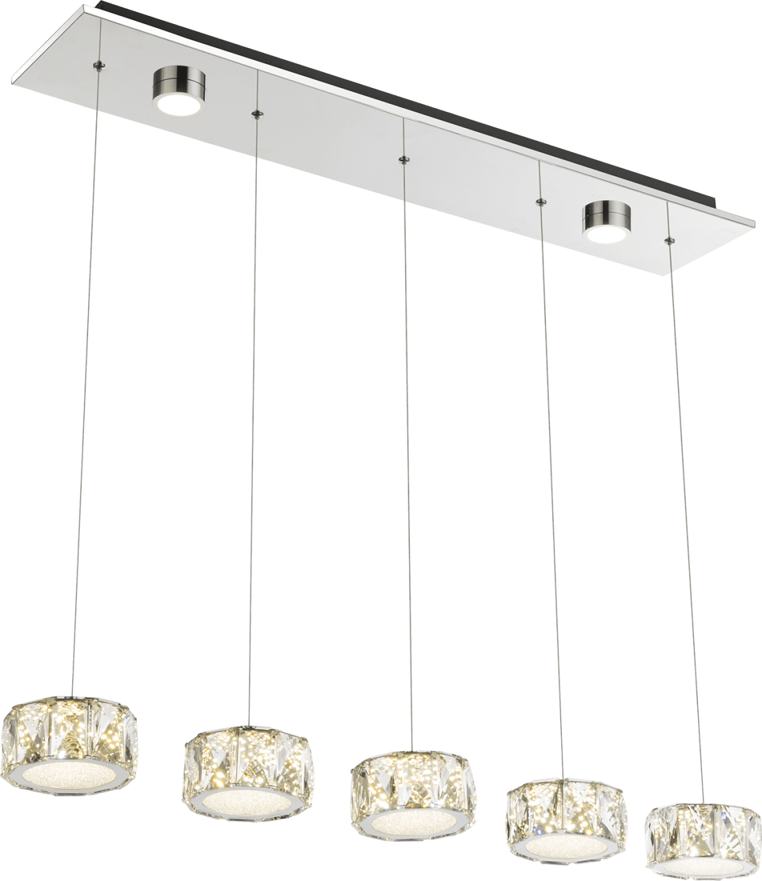 Globo Lighting - AMUR - Hängeleuchte Metall verchromt, LED