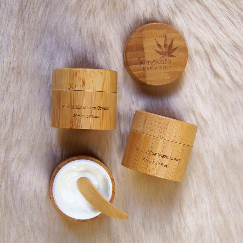 The Organic Hemp Line Crème de nuit Nourrissante pour le Visage Soin Naturel et Biologique au Chanvre