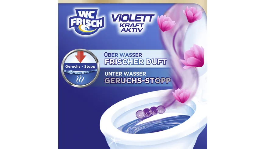 WC FRISCH Kraft Aktiv Violettspüler Magnolie