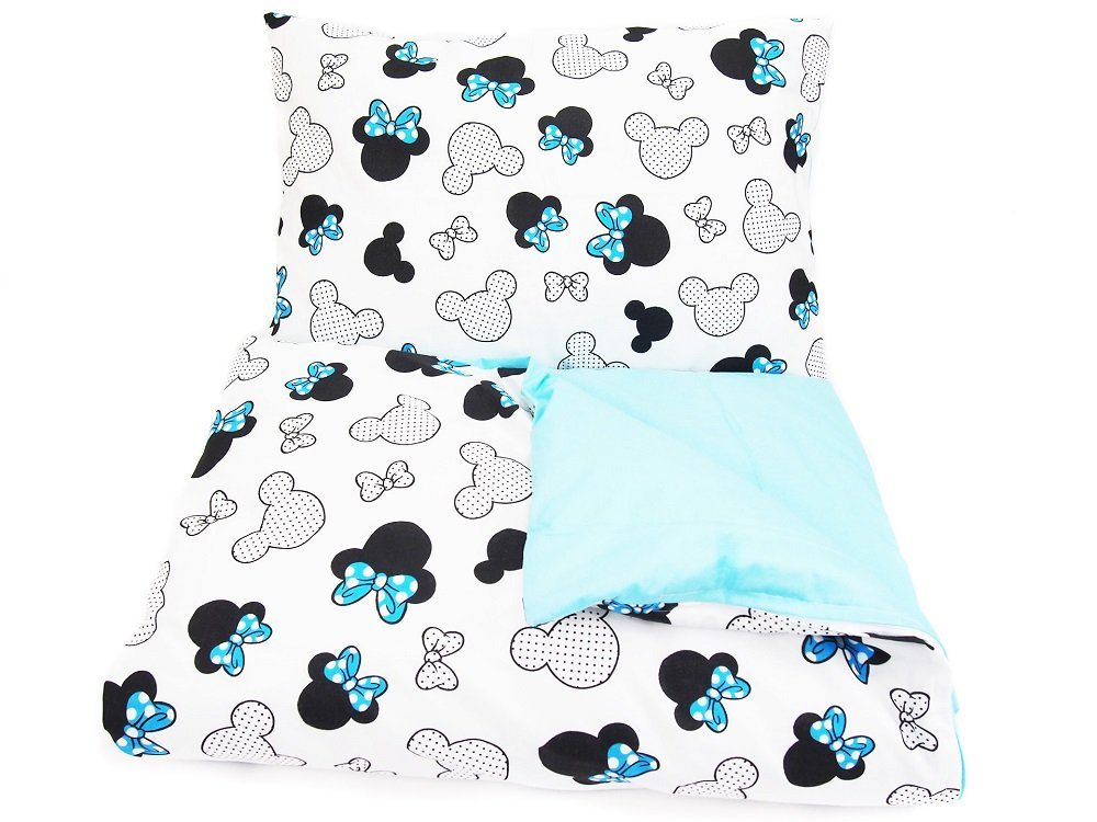 Babybettwäsche Babybettwäsche Kinderbettwäsche Bettbezug 100 x 135 cm, Kopfkissenbezug 40 x 60 cm mit Reißverschluss VERSCHIEDENE MUSTER, Welt der Träume