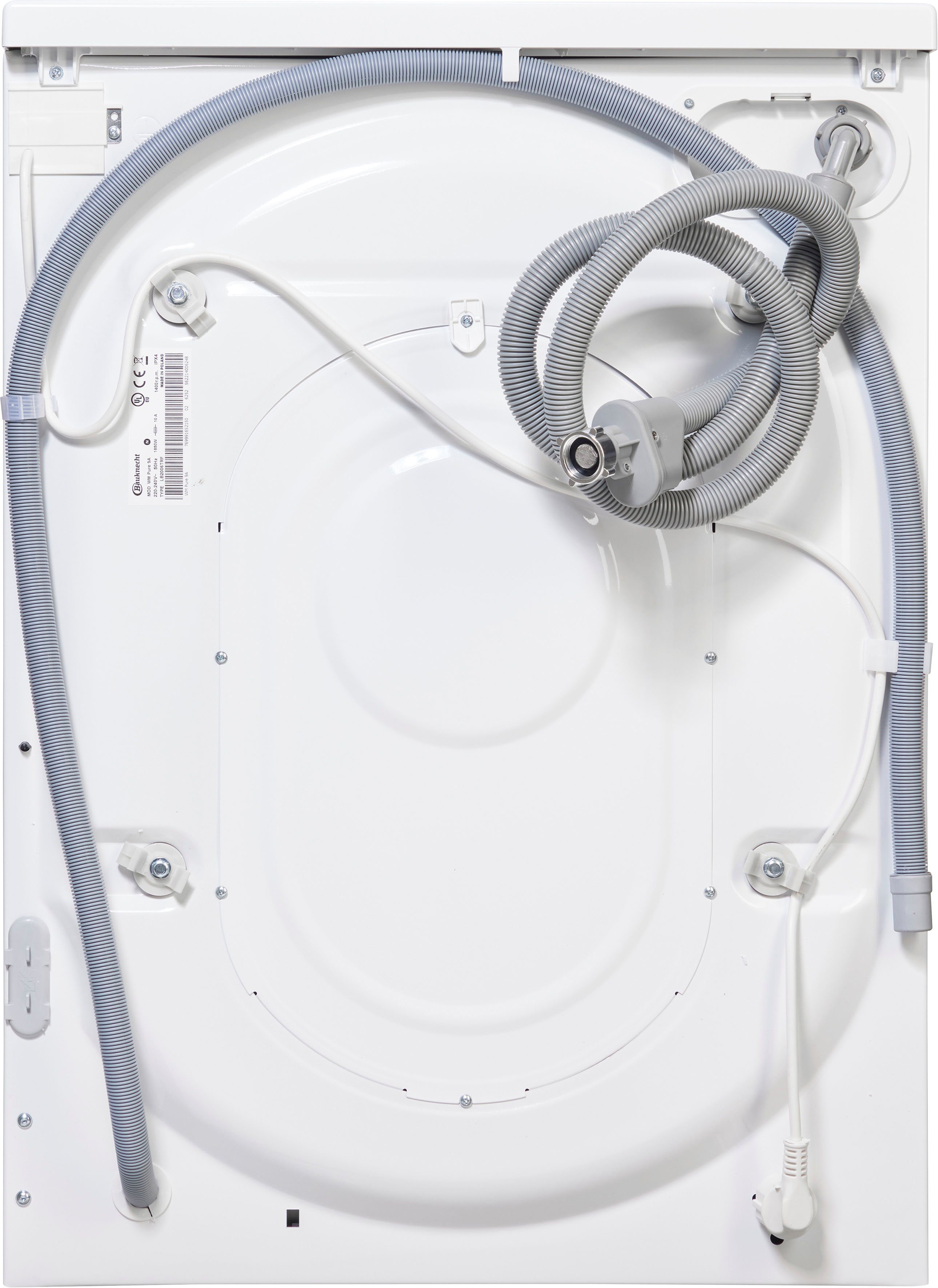 BAUKNECHT Waschmaschine WM PURE 9A, 9 kg, 1400 U/min