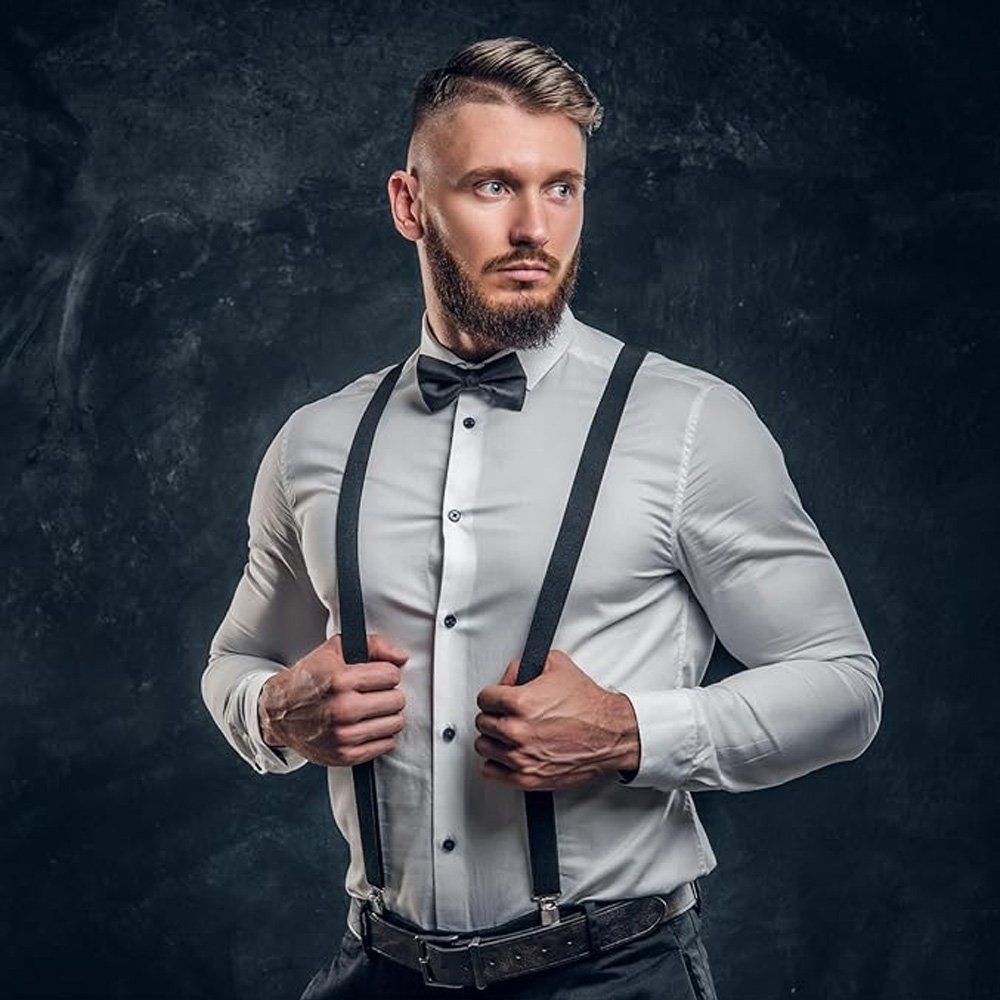 Tian Dee Hosenträger Hosenträger für Herren, Hosenträger Elastisch und verstellbar