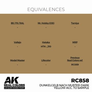 AK - Real Colors - Military - Dunkelgelb Nach Muster-Dark Yellow (17ml)