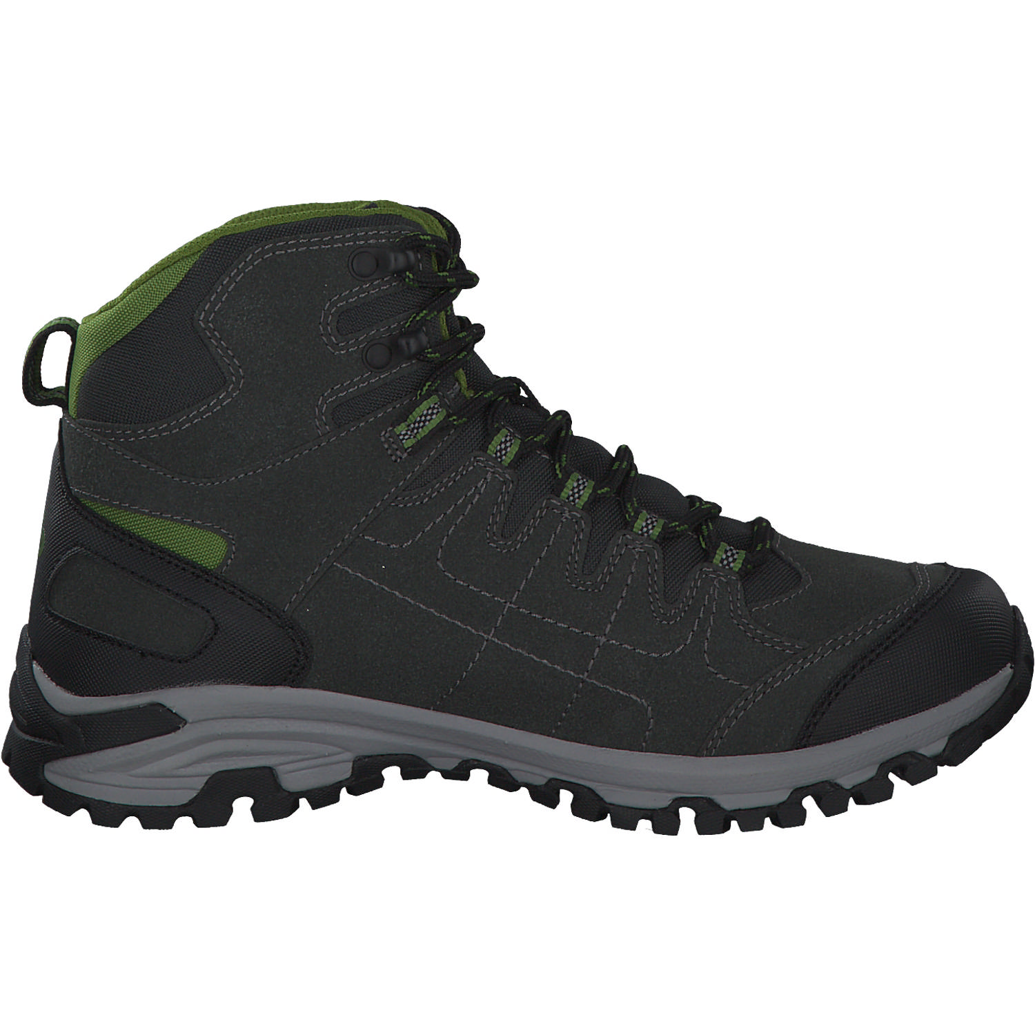 EB-Sport 221161, Cut Out-Stiefeletten, Damen, Anthrazit / Grün