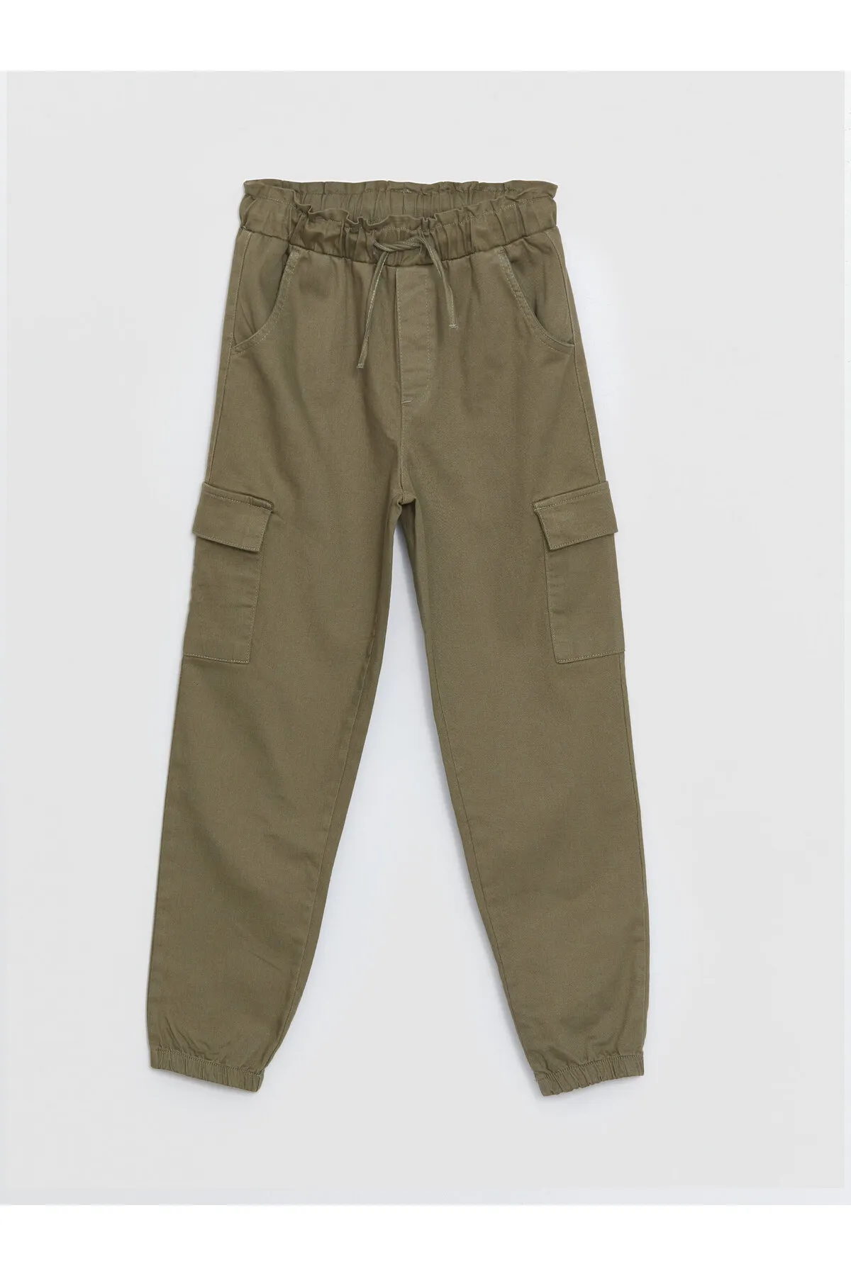LC Waikiki  Basic-Cargohose für Mädchen mit elastischem Bund