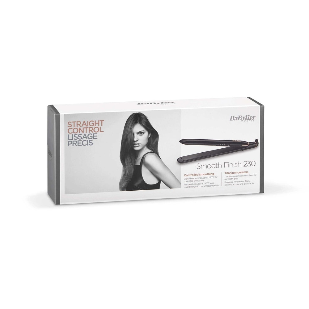 babyliss BaByliss  - ST250E - Lisseur Smooth Finish 230 plaques Titane Céramique LISSEUR