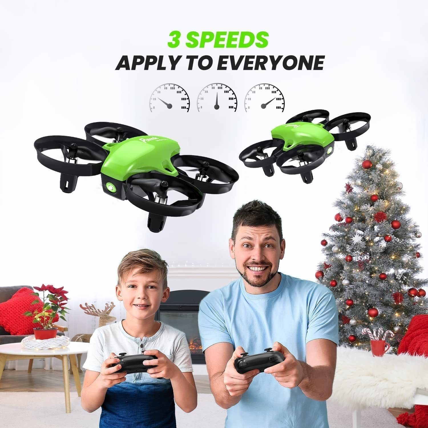 Potensic Drohne (Quadrocopter, Mini Drone mit Höhenhaltemodus, Start/Landung mit einem)