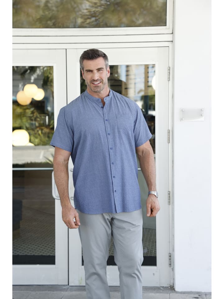 Charles Colby Doppelpack Hemd DUKE CARREY in blau grün günstig kaufen