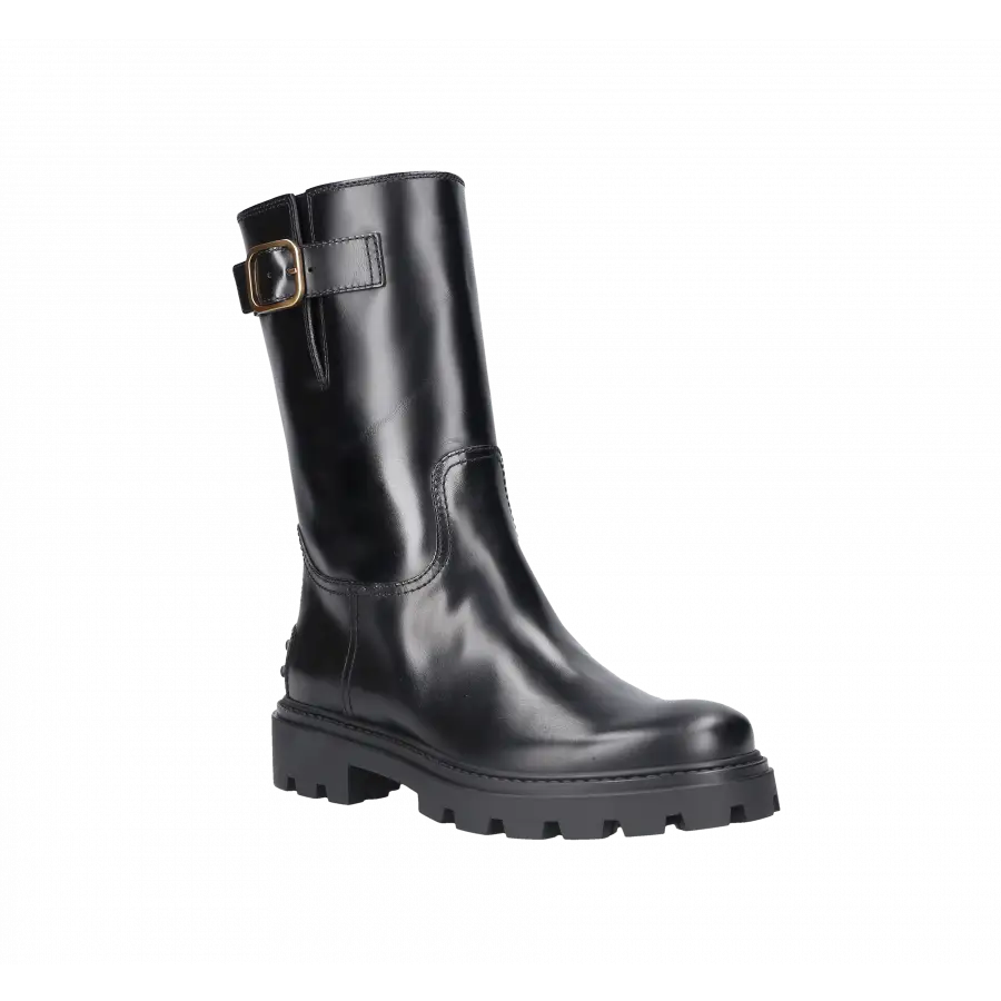 Tod's - Stiefeletten BIKER Kalbsleder - schwarz