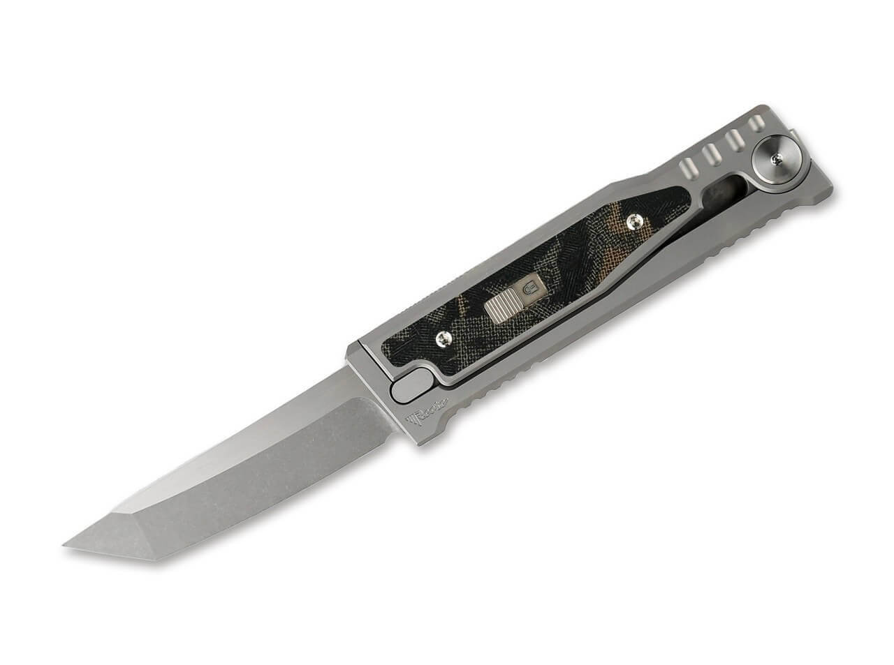 MINI-EXO Burl Linen Micarta Tanto