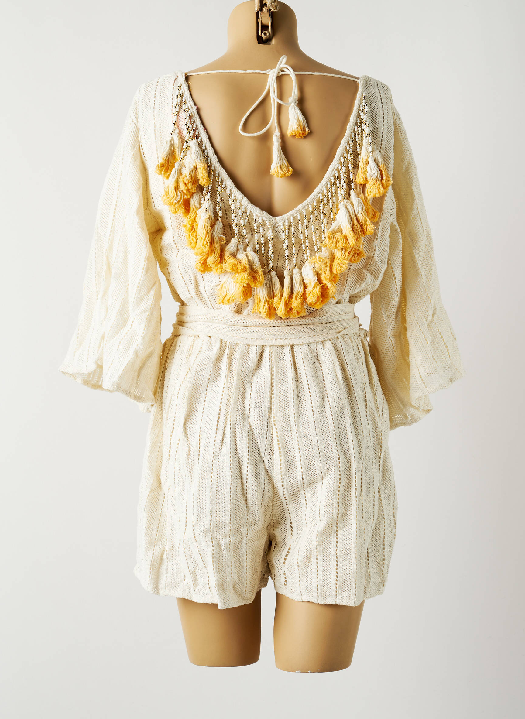 Sundress Combi Shorts Femme couleur blanc