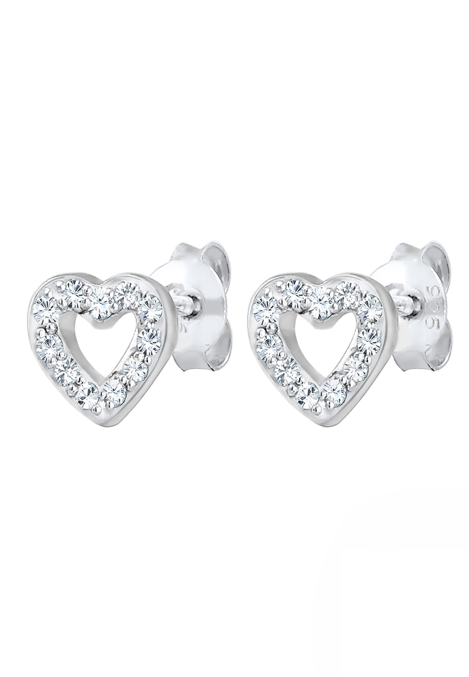 Elli Love Corazón Mujer Plata (925/1000) Cristales
