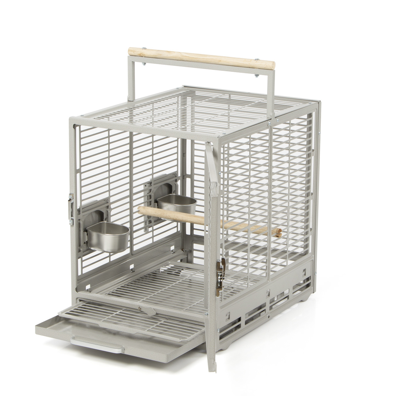 Montana Cages Käfige & Volieren Montana Cages Transportkäfig Evo hellgrau