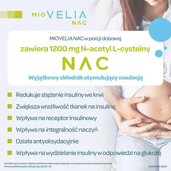 Miovelia Nac, preparatas, palaikantis moterų vaisingumą, kapsulės
